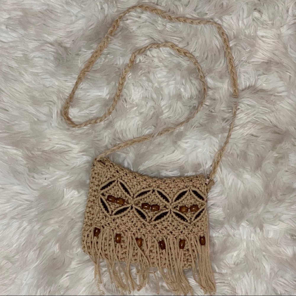 Braided Cross Body Bag